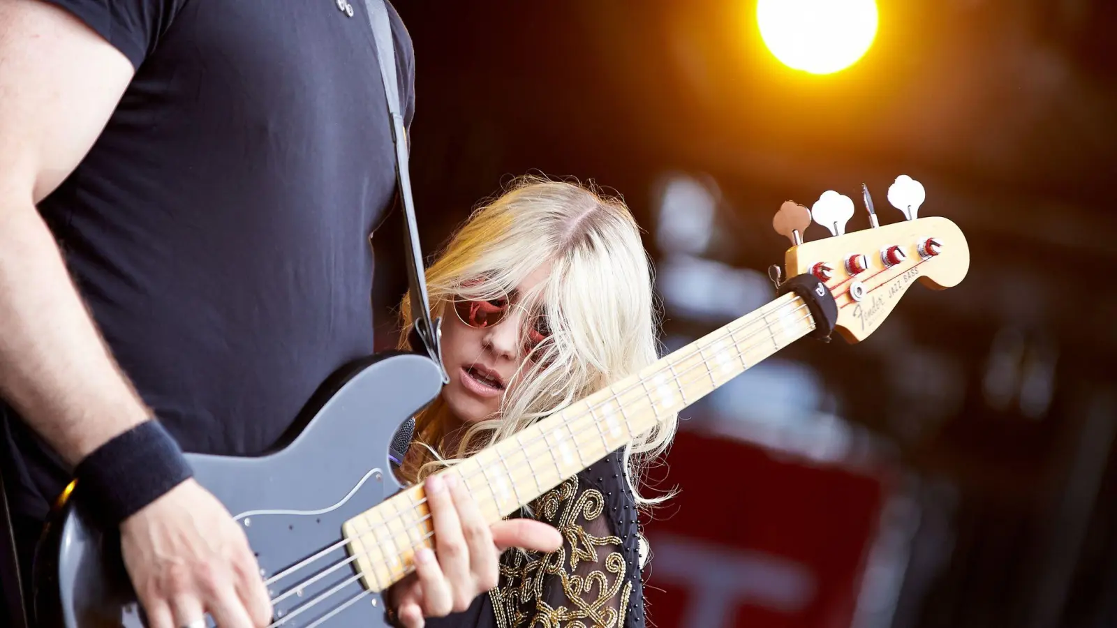 Die 30 Jahre alte Frontfrau Taylor Momsen gründete die Band The Pretty Reckless 2009 (Archivbild). (Bild: Thomas Frey/dpa)