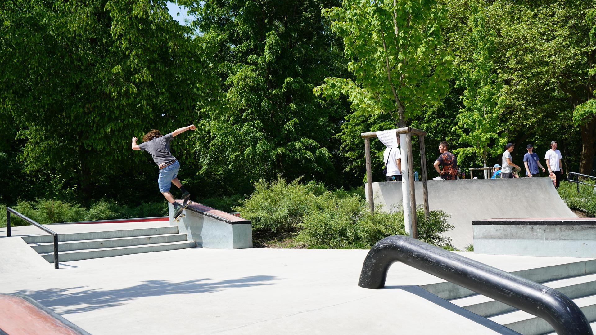 Der 2. Skatecontest in Weiden.  (Bild: mcl)