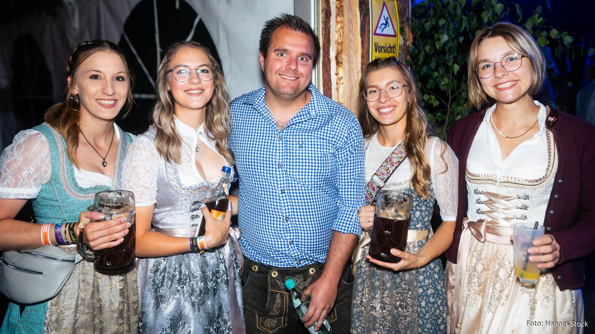 Bilder vom Auftakt der Flosser Kirwa am Freitag. (Bild: Hannes Stock)