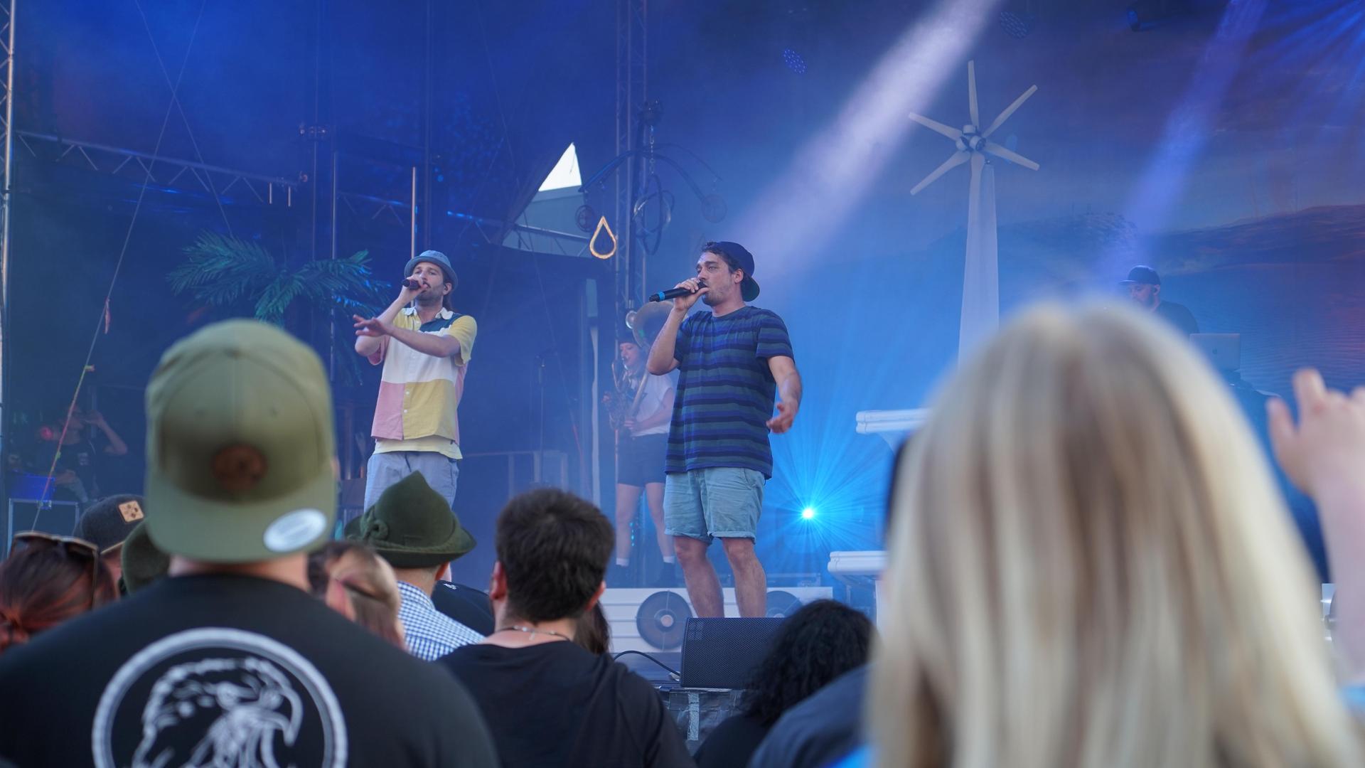 Am Freitagabend spielten „Dicht und Ergreifend” auf dem Campus Open Air. (Bild: mcl)