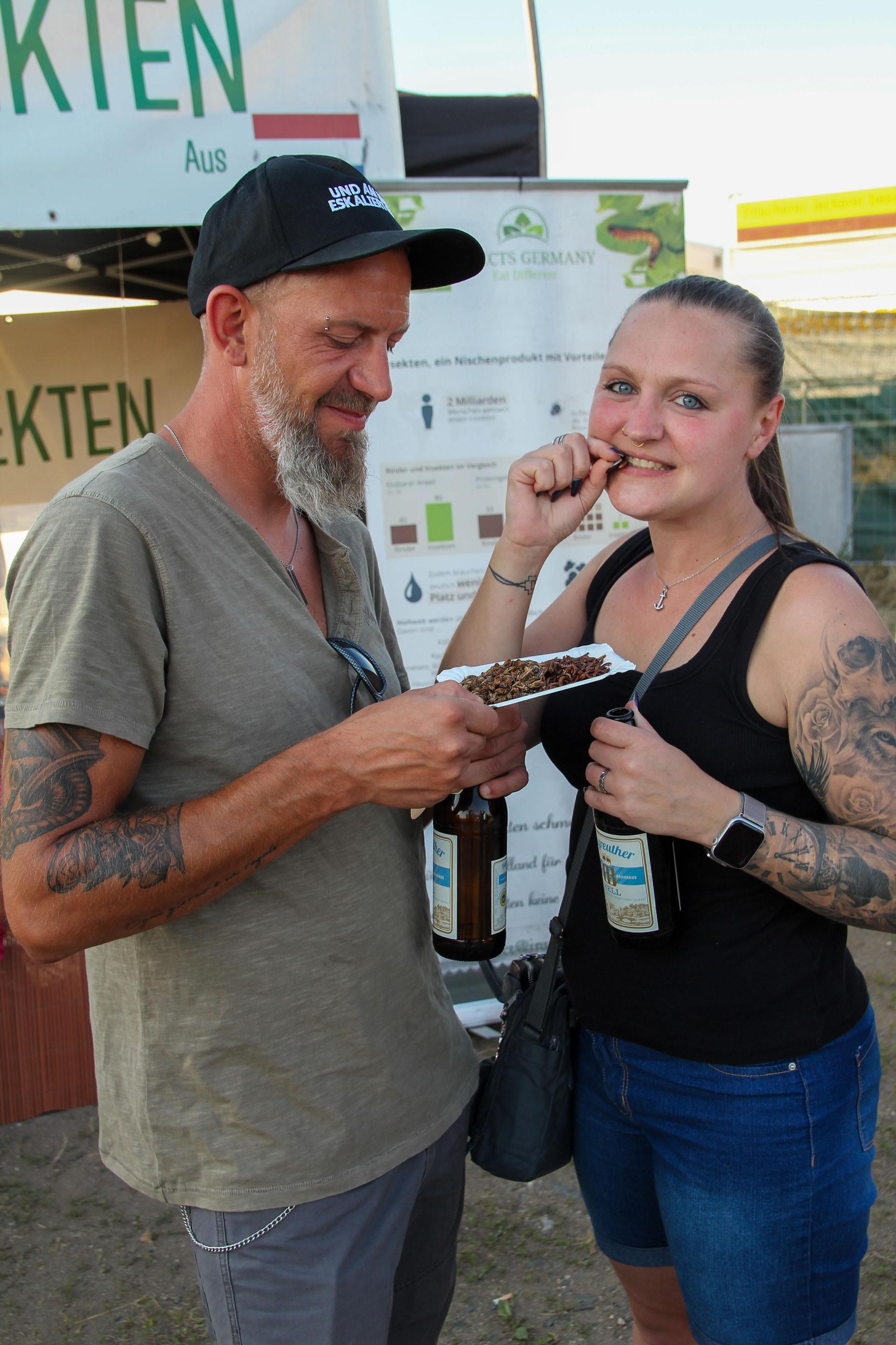 Das Foodtruck Festival in Weiden.  (Bild: Lea Stecher)