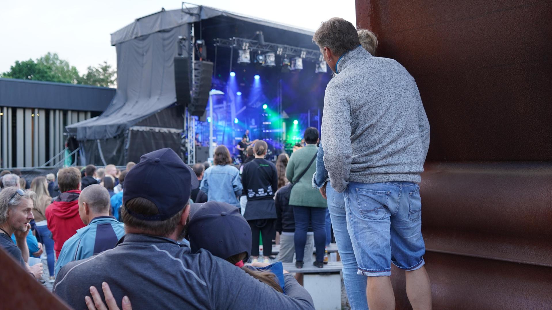 Die österreichische Band „Seiler und Speer” beim Campus Open Air 2023. (Bild: mcl)