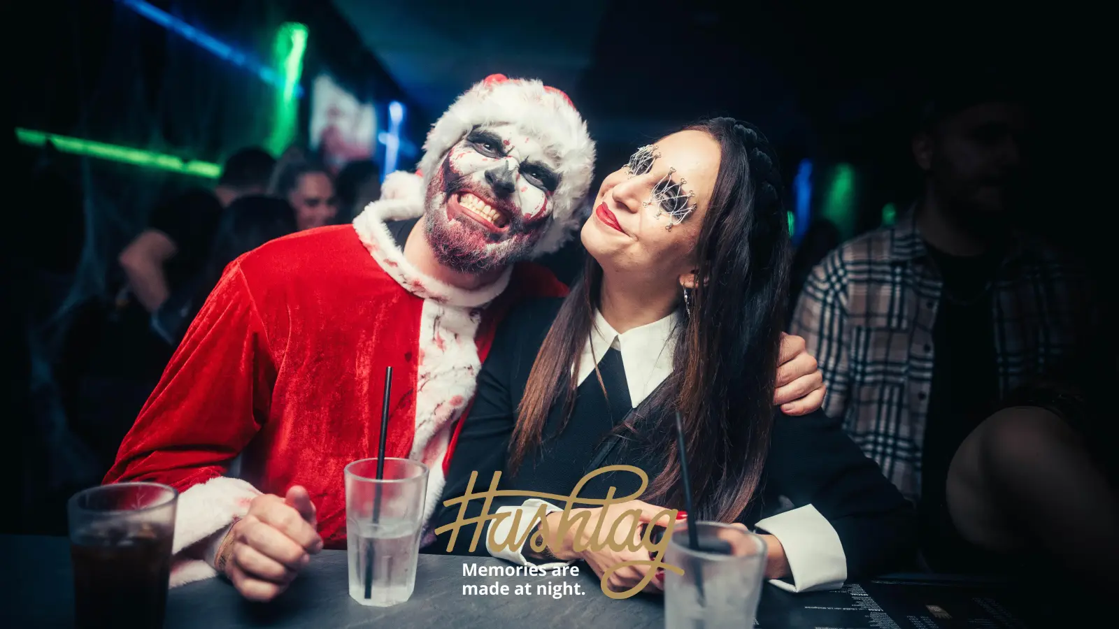 Halloween-Party im Hashtag.  (Bild: Sebastian Reiter)