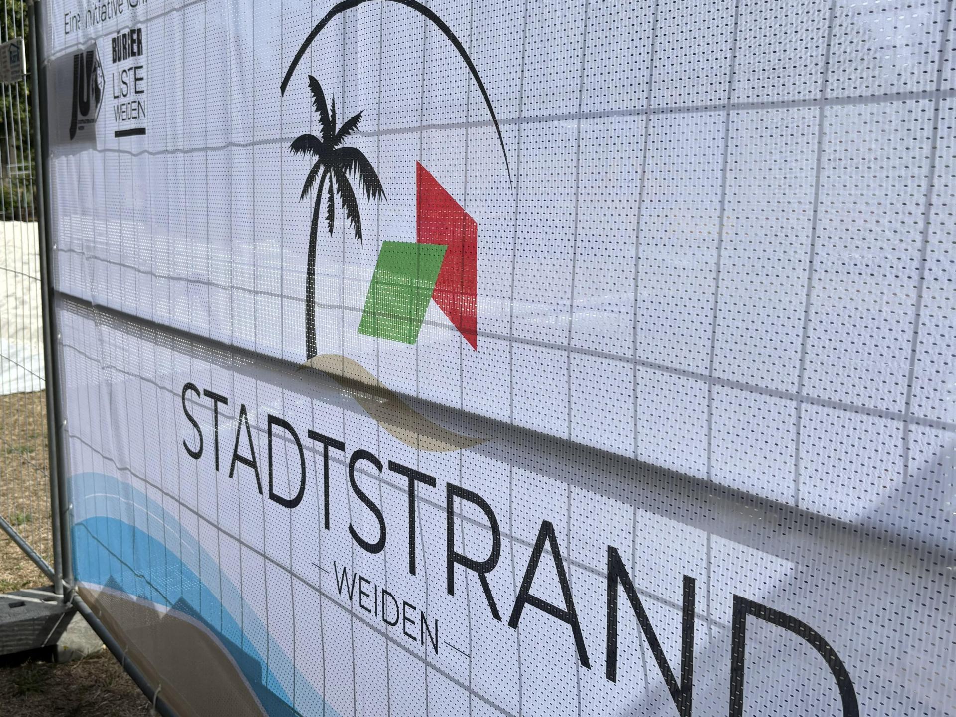 Der Stadtstrand in Weiden. (Bild: mcl)