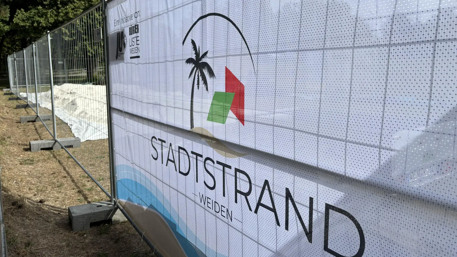 Der Stadtstrand in Weiden. (Bild: mcl)