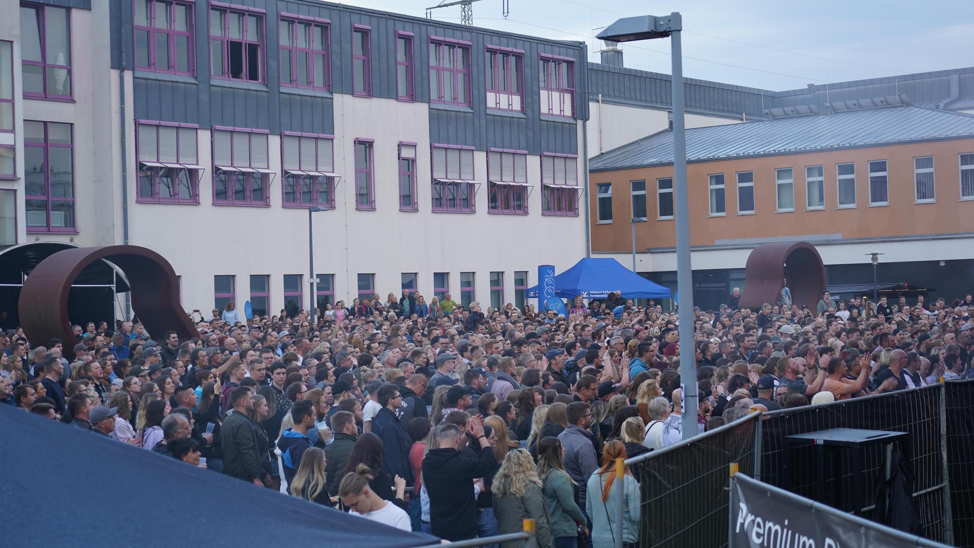 Die österreichische Band „Seiler und Speer” beim Campus Open Air 2023. (Bild: mcl)