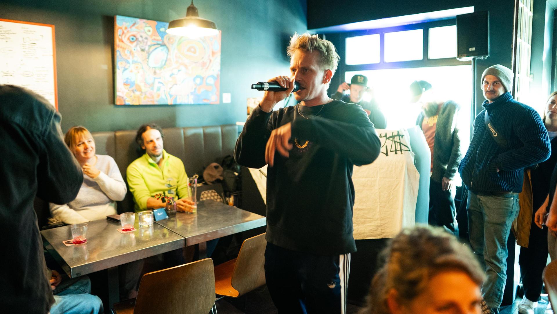 Bilder vom Rap-Frühschoppen bei Mamas Streetfood Bar in Weiden (Bild: Hannes Stock)