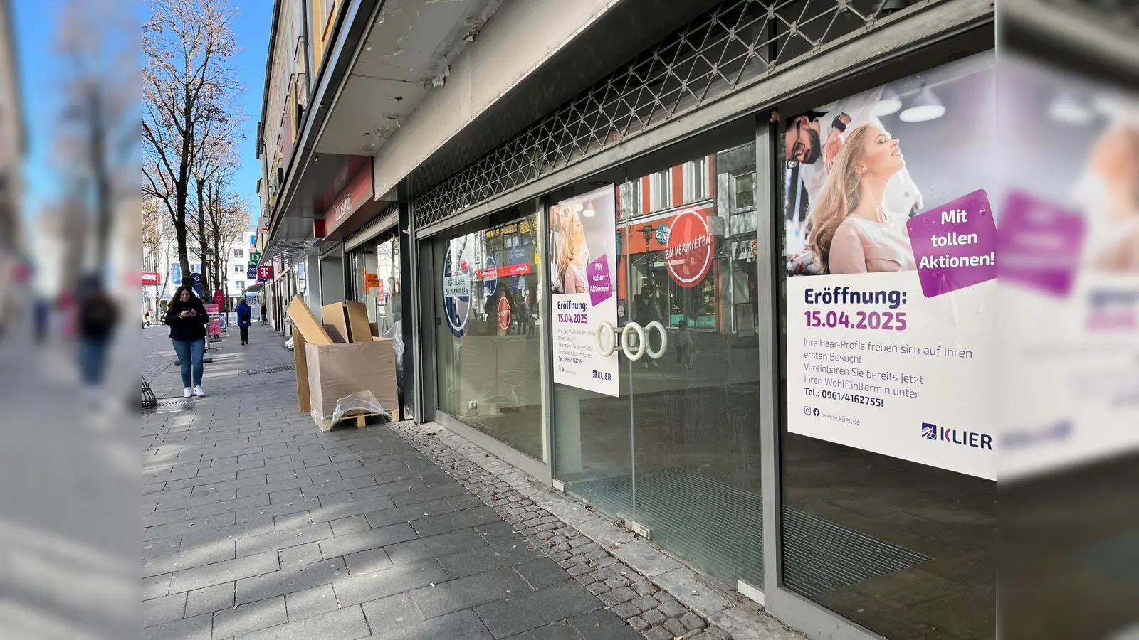 Aktuell steht der Laden, in den Klier einziehen wird, noch leer.  (Bild: Gabi Schönberger)