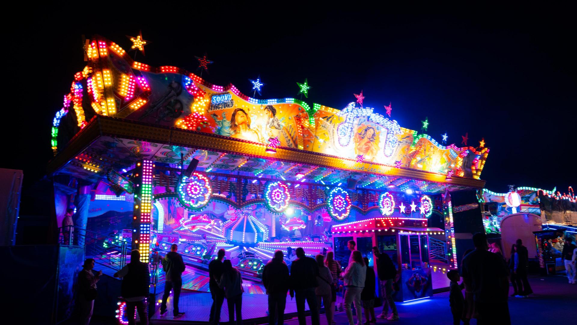 Samstagabend am Weidner Volksfest. (Bild: Hannes Stock)