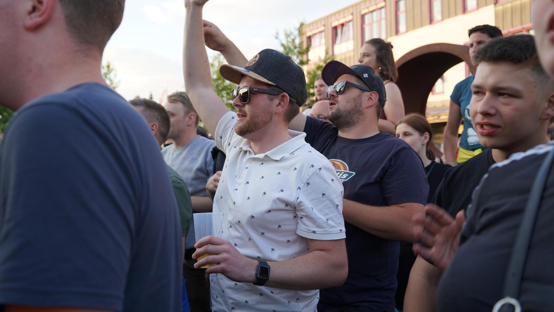 Am Freitagabend spielten „Dicht und Ergreifend” auf dem Campus Open Air. (Bild: mcl)