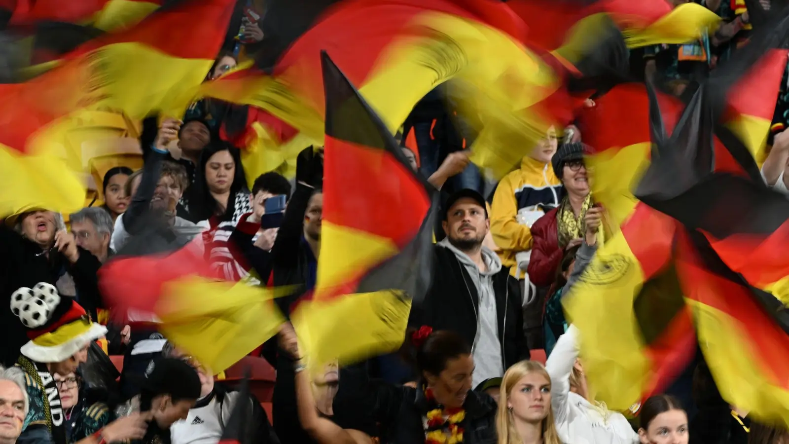 Die Euphorie in Deutschland vor der Heim-EM 2024 scheint geweckt.&nbsp;Das Turnier kann kommen. (Bild: Darren England/AAP/dpa)