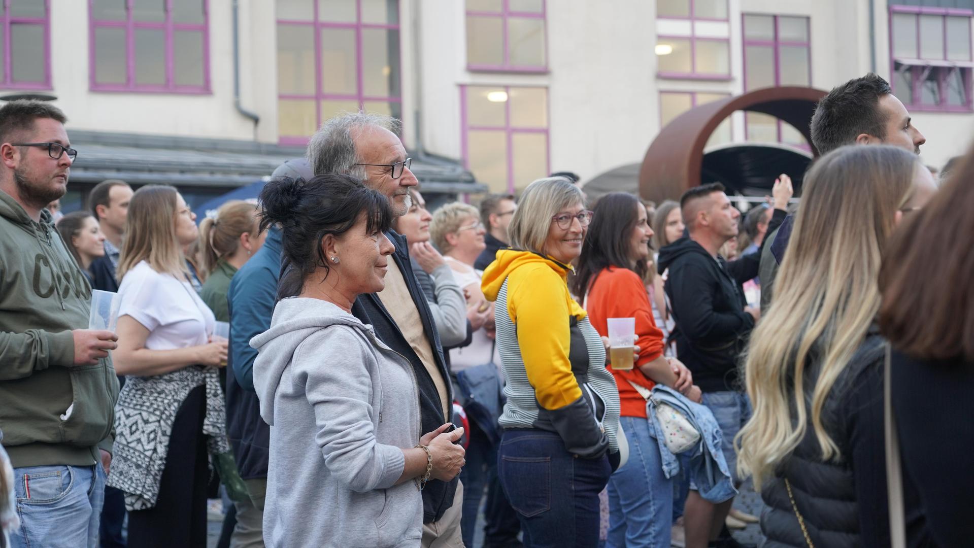 Die österreichische Band „Seiler und Speer” beim Campus Open Air 2023. (Bild: mcl)