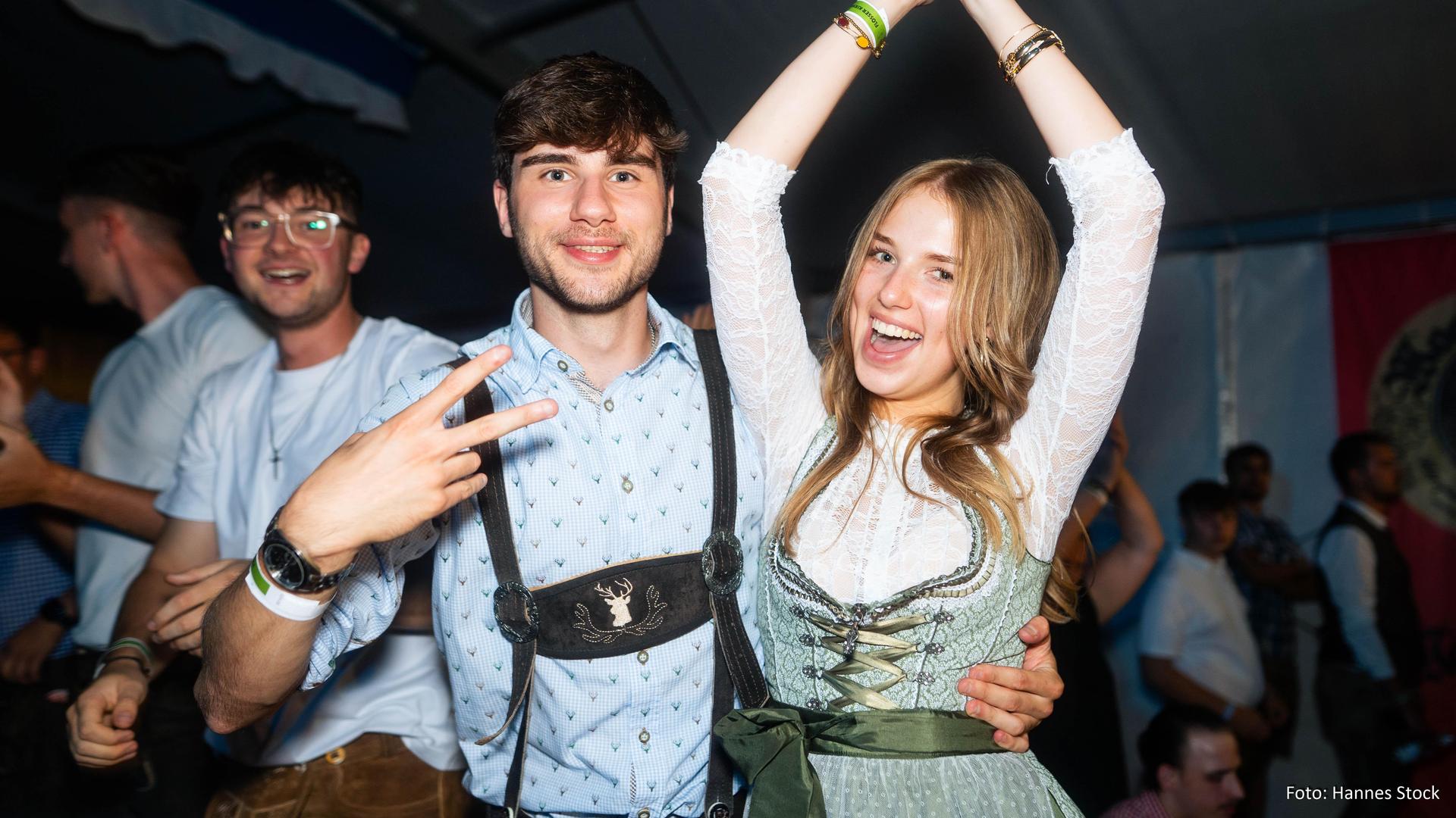 Das war die Flosser Kirwa am Samstag.  (Bild: Hannes Stock )