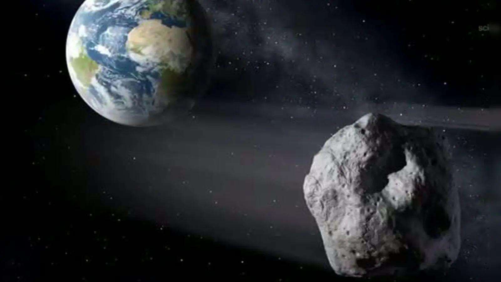 Der Asteroid 2024 YR4 könnte der Erde im Jahr 2032 gefährlich nahekommen. (Symbolbild: -/ESA/P.Carril/dpa)