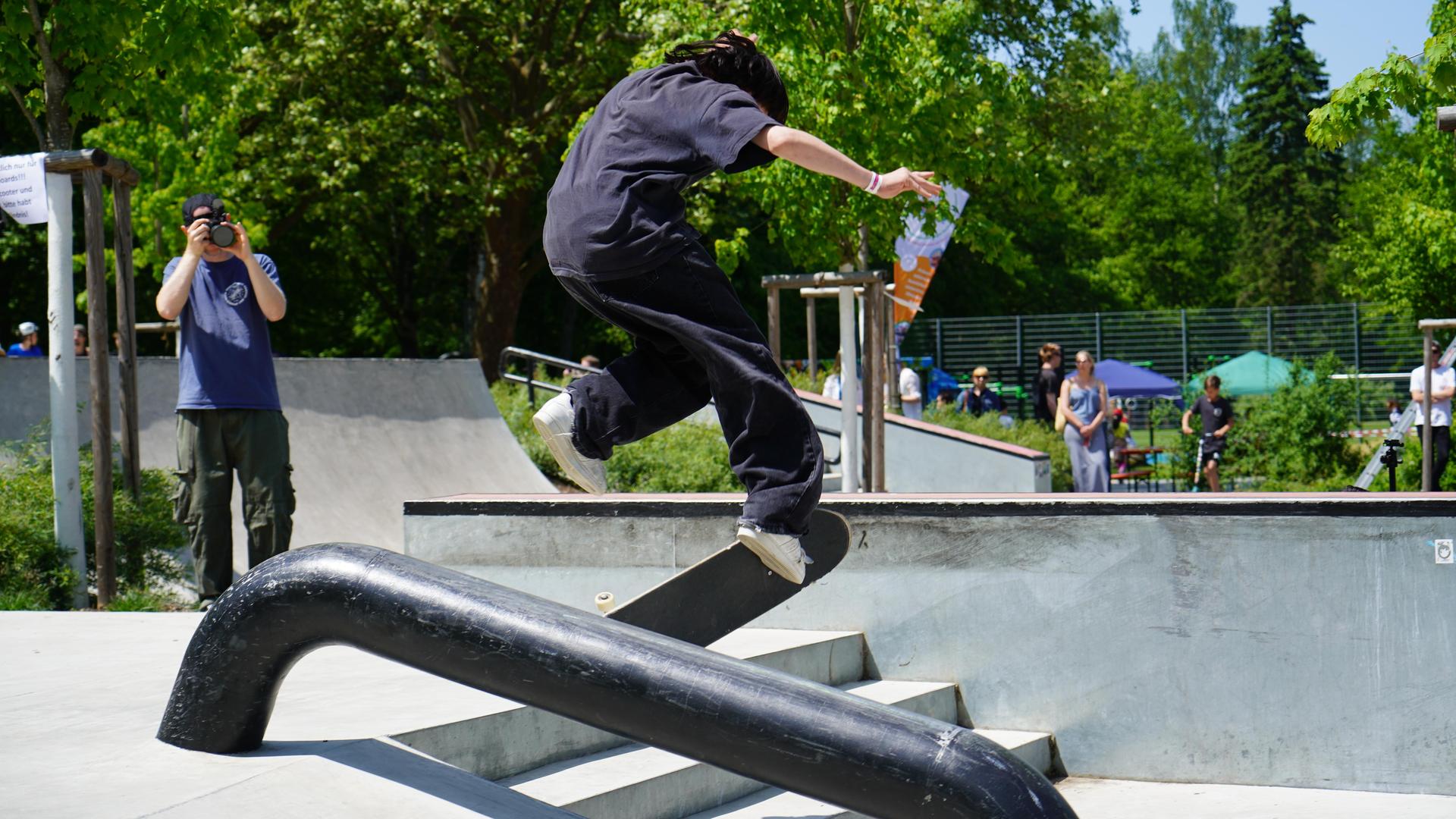 Der 2. Skatecontest in Weiden.  (Bild: mcl)