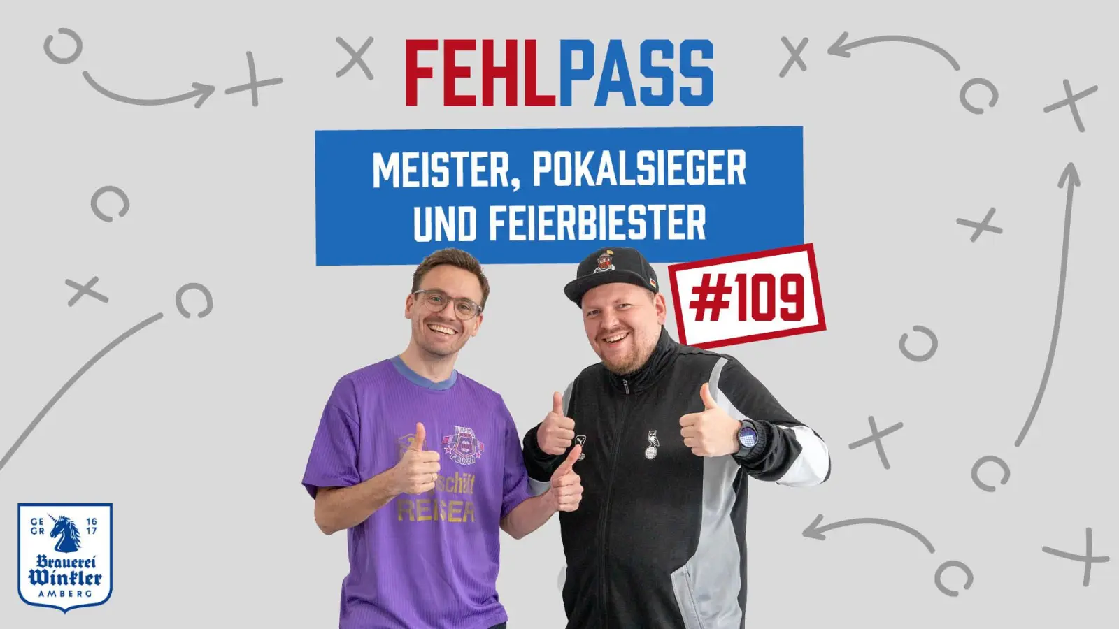 Gut gemacht! Die Fehlpass-Jungs gratulieren allen neuen Meistern recht herzlich. (Bild: Marina Gube)