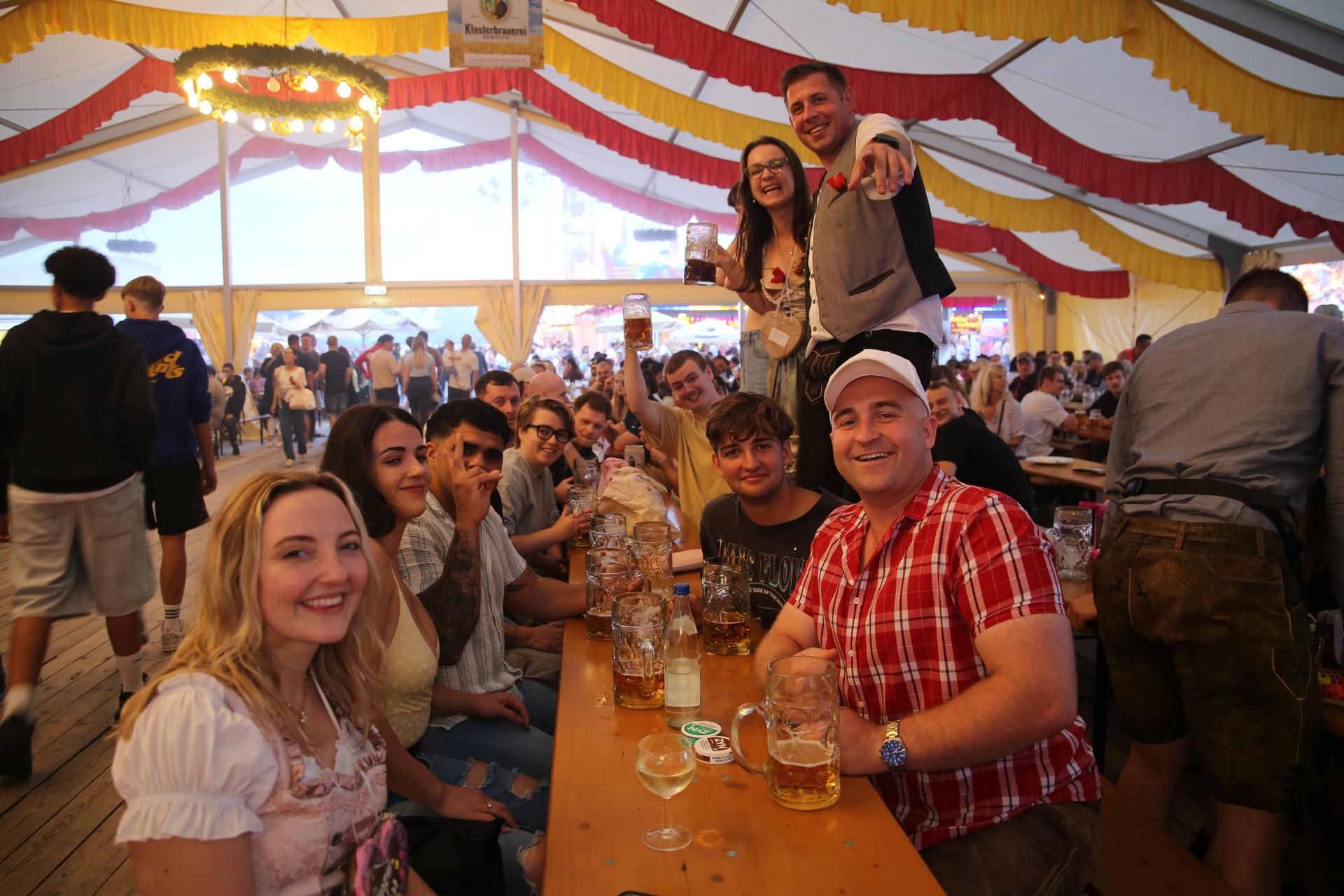 So war das Deutsch-Amerikanische Volksfest in Grafenwöhr. (Bild: mcl)