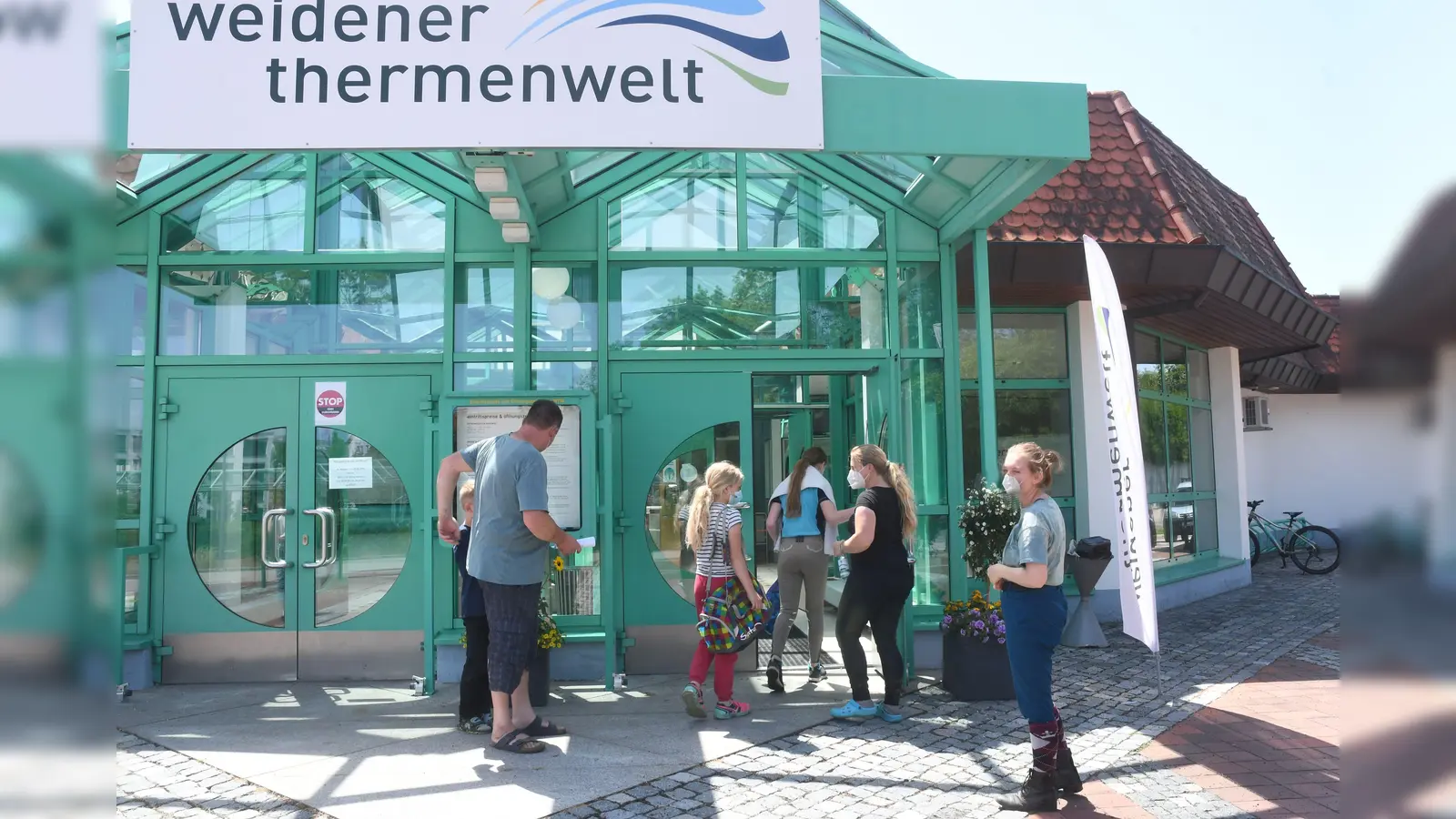 Die Türen der Weidener Thermenwelt werden von 3. Juni bis 24. Juni geschlossen bleiben. (Bild: Gabi Schönberger)