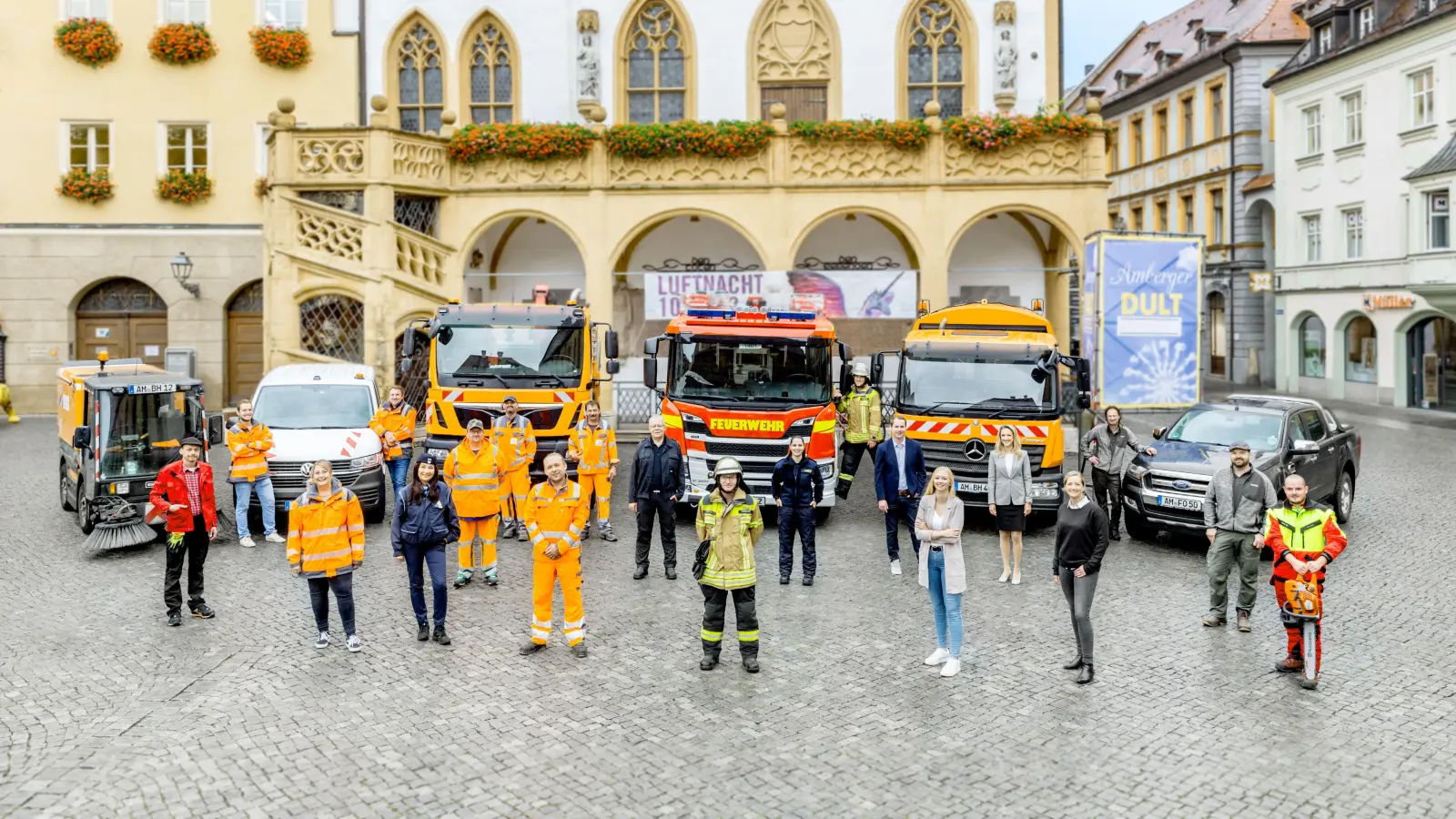 Auf den Fotos der Internetseite posieren Mitarbeiter der Stadtverwaltung.  (Bild: Marcus Rebmann)