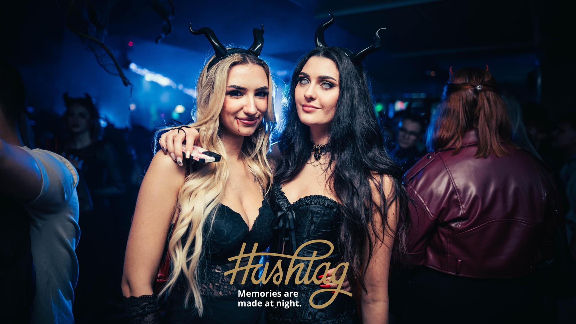 Halloween-Party im Hashtag.  (Bild: Sebastian Reiter)