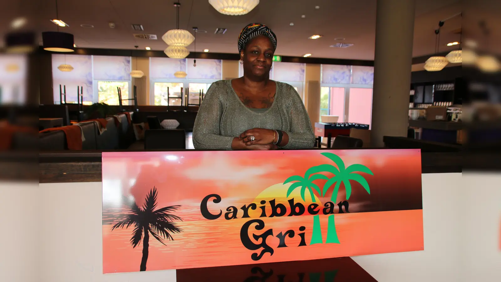 Christine Francis kennt Grafenwöhr schon gut. Im Sportpark wagt sie sich erstmals an ein Lokal mit Bewirtung. (Bild: sne)