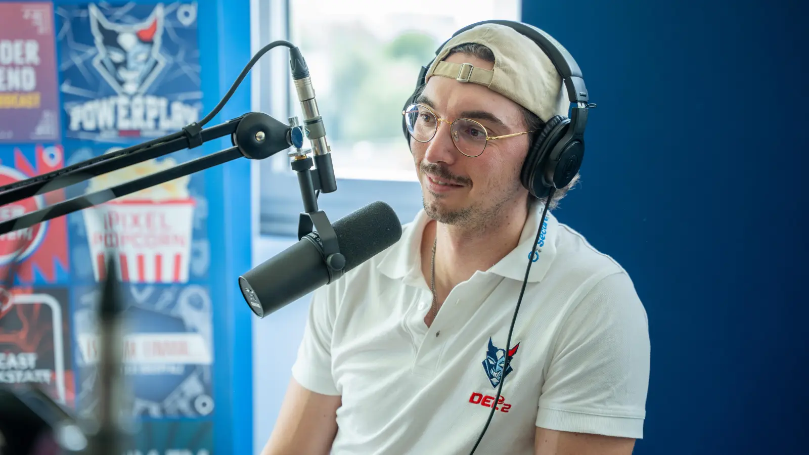 Simon Heidenreich zu Gast im „Powerplay”-Podcast.  (Bild: Marina Gube)