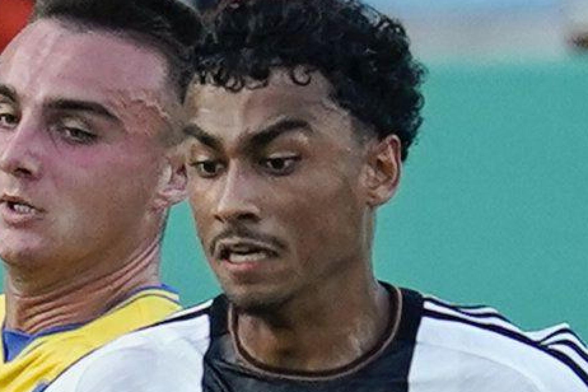 Der Kümmersbrucker Nathaniel Brown (vorne) im Laufduell mit dem UkrainerDenys Tesliuk. (Bild: Uwe Anspach/dpa)