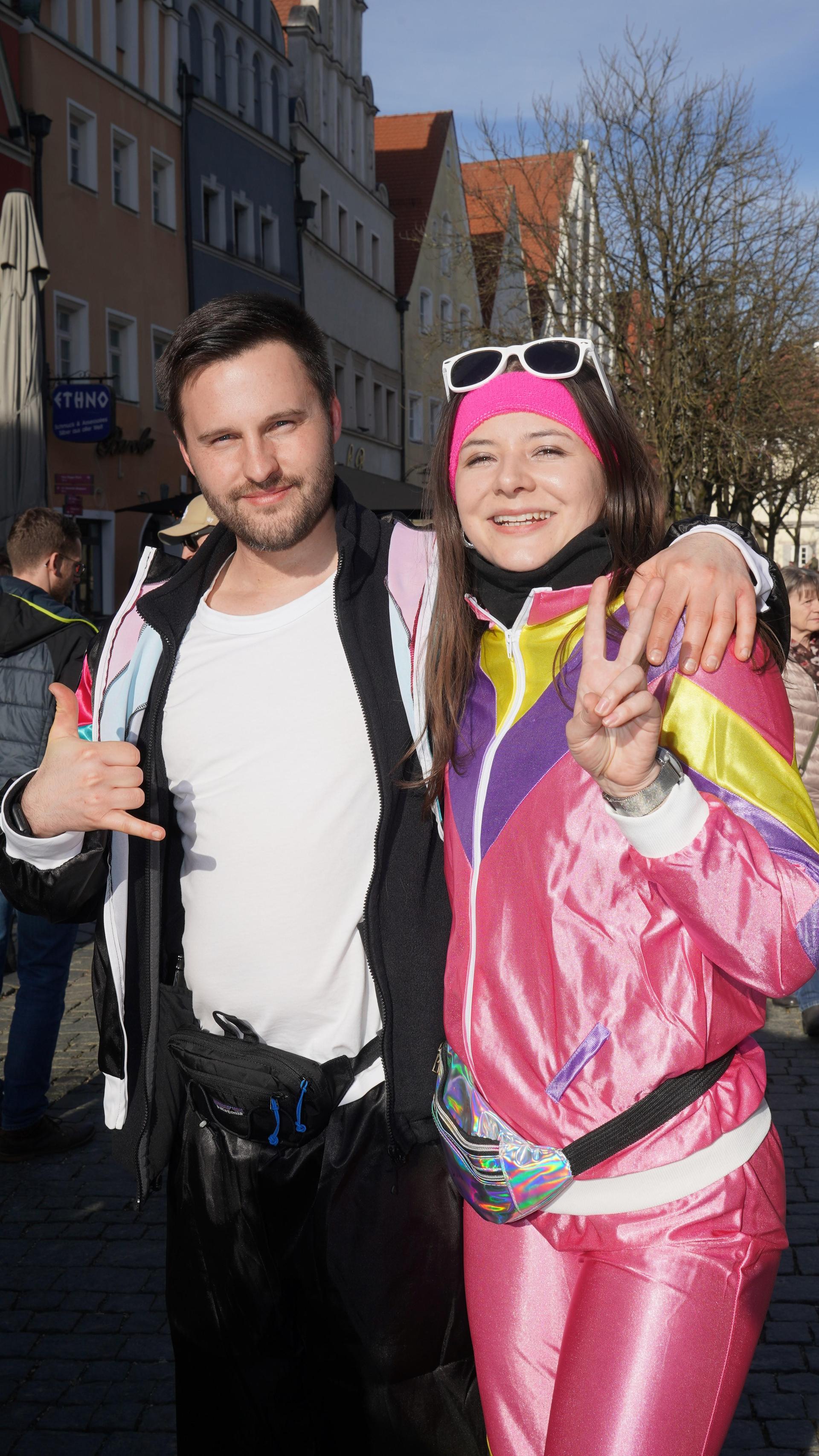 So war der Faschingsdienstag in der Weidener Innenstadt. (Bild: mcl)