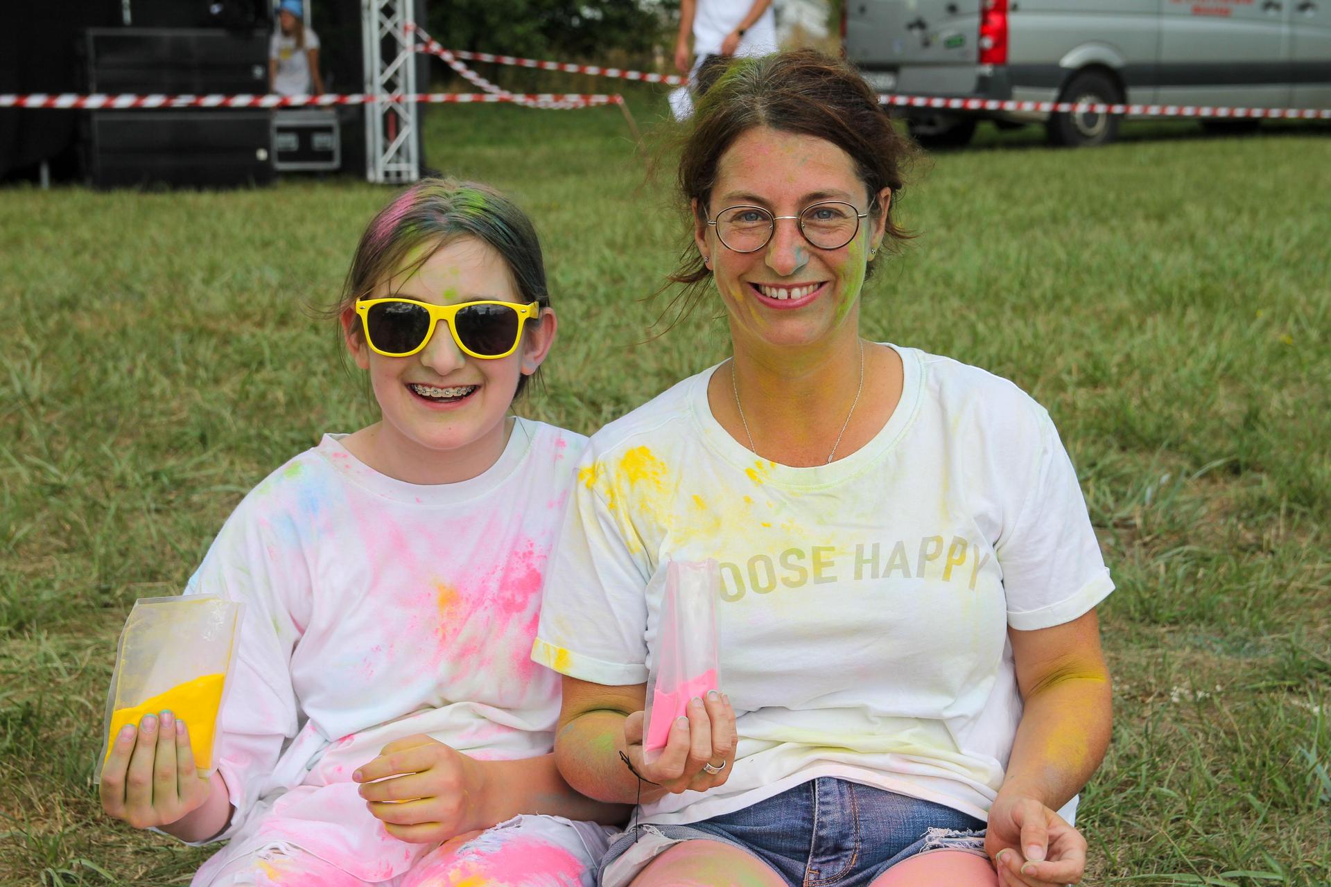 So war das Holi-Festival in Mantel. (Bild: Lea Stecher)