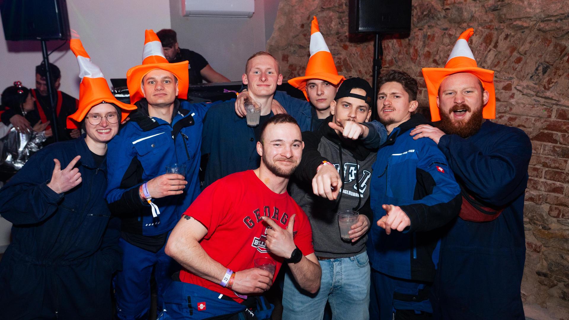 Bilder vom Fasching in Moosbach. (Bild: Hannes Stock)