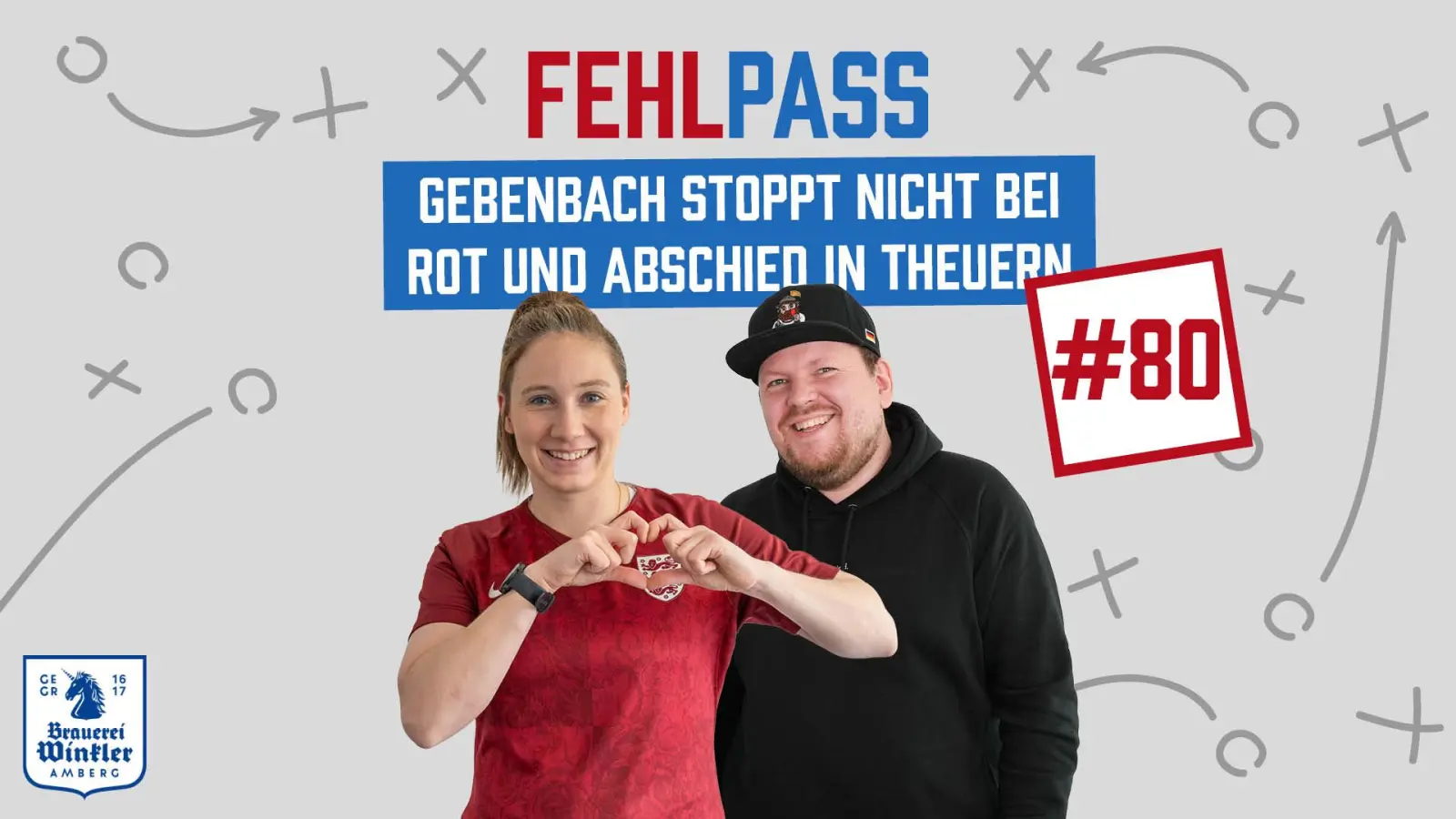 In der neuen Fehlpass Folge kann&#39;s nur um die drei Roten Karten der DJK Gebenbach gehen. (Bild: Marina Gube)