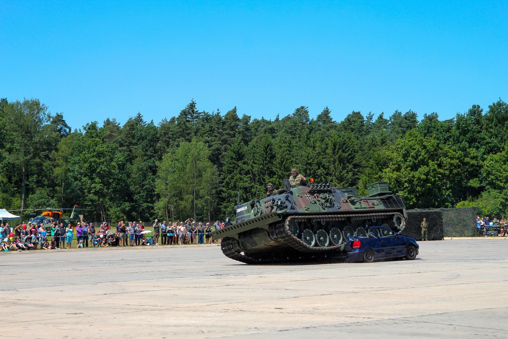 Tag der offenen Tür bei der Bundeswehr. (Bild: Lea Stecher)