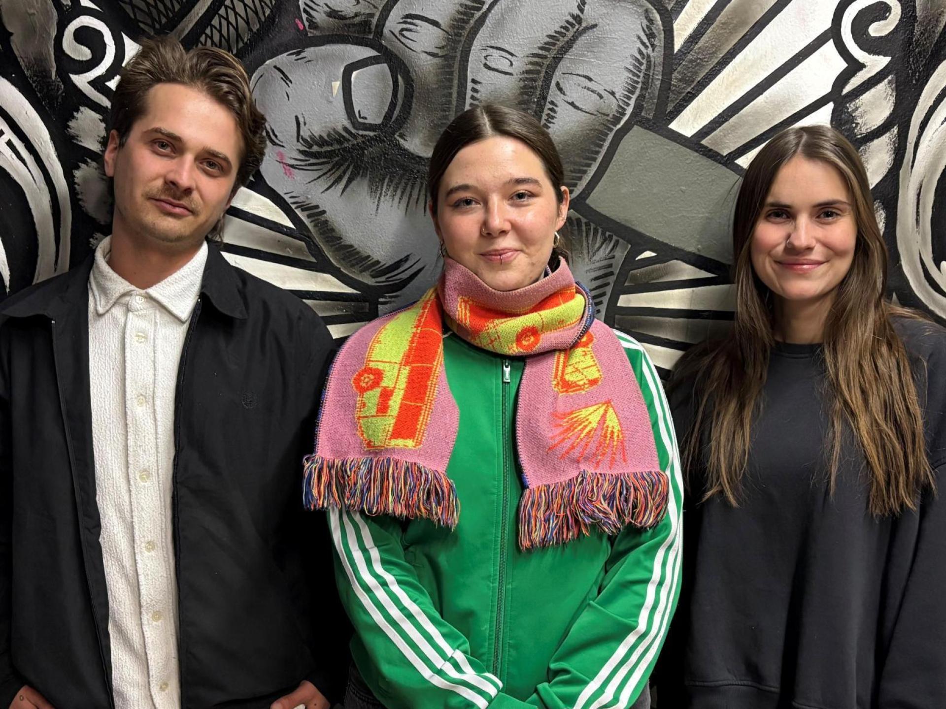 Die kreativen Köpfe hinter „Stadt Null”: Michael Kutscher, Hannah Schraml, Johanna Grillenbeck (von links) (Bild: privat)
