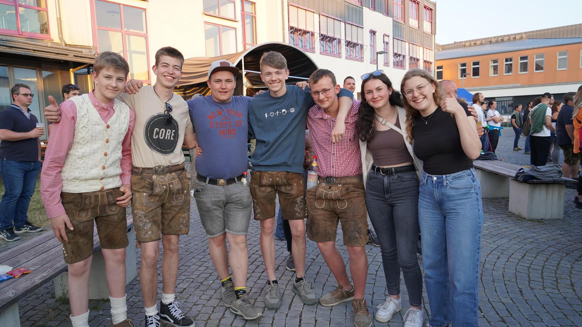 Am Freitagabend spielten „Dicht und Ergreifend” auf dem Campus Open Air. (Bild: mcl)
