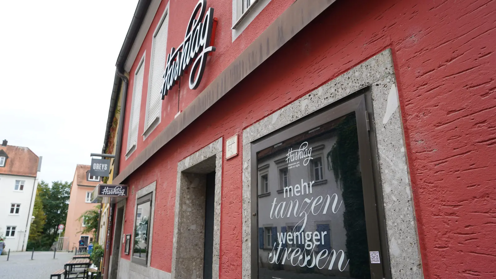 Mitten in der Innenstadt: Hashtag.  (Bild: mcl)