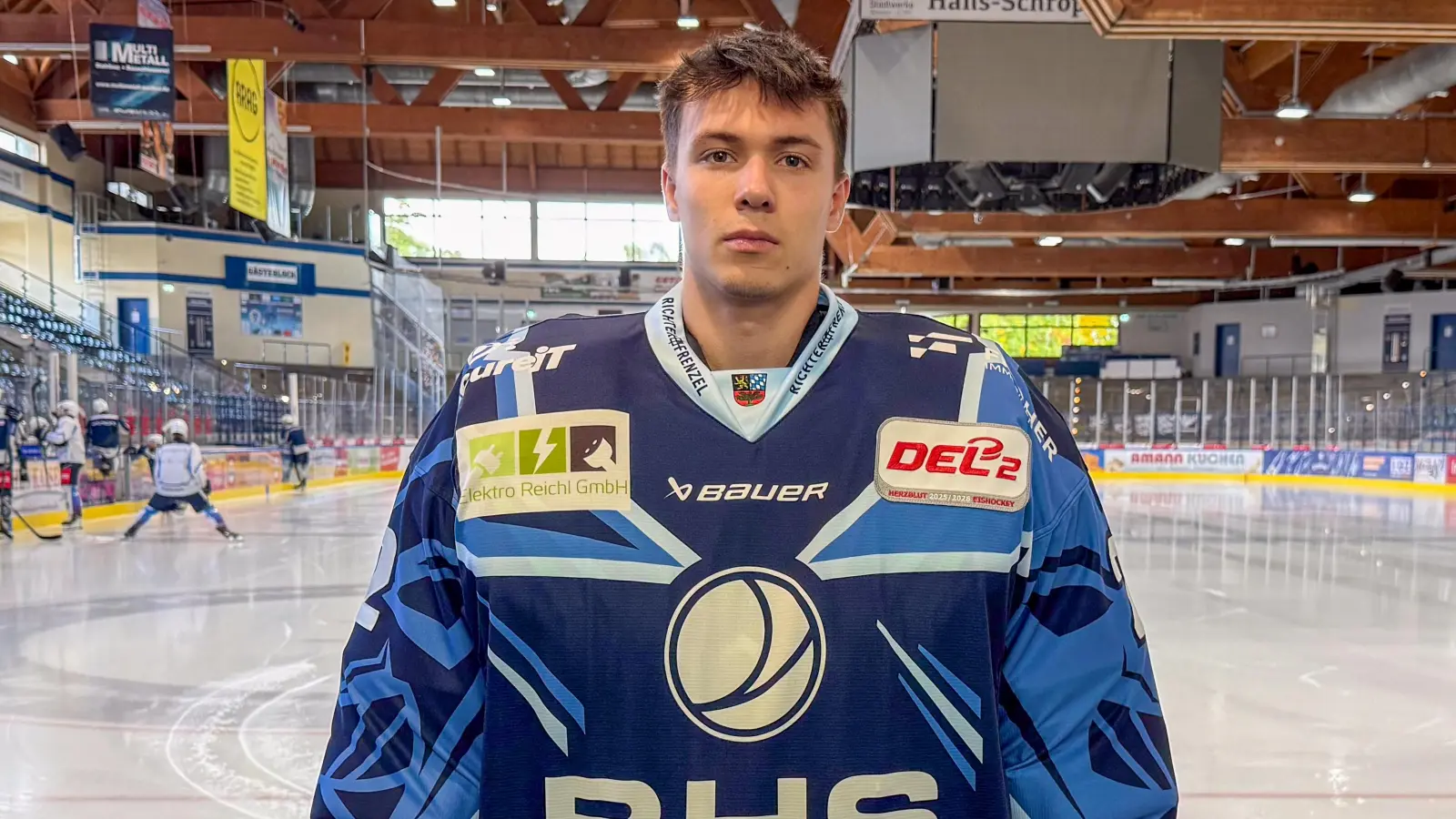 Mit sofortiger Wirkung unterstützt Sebastian Wieber per Förderlizenz von den Straubing Tigers die Blue Devils Weiden. (Bild: Christian Kaminsky/exb)