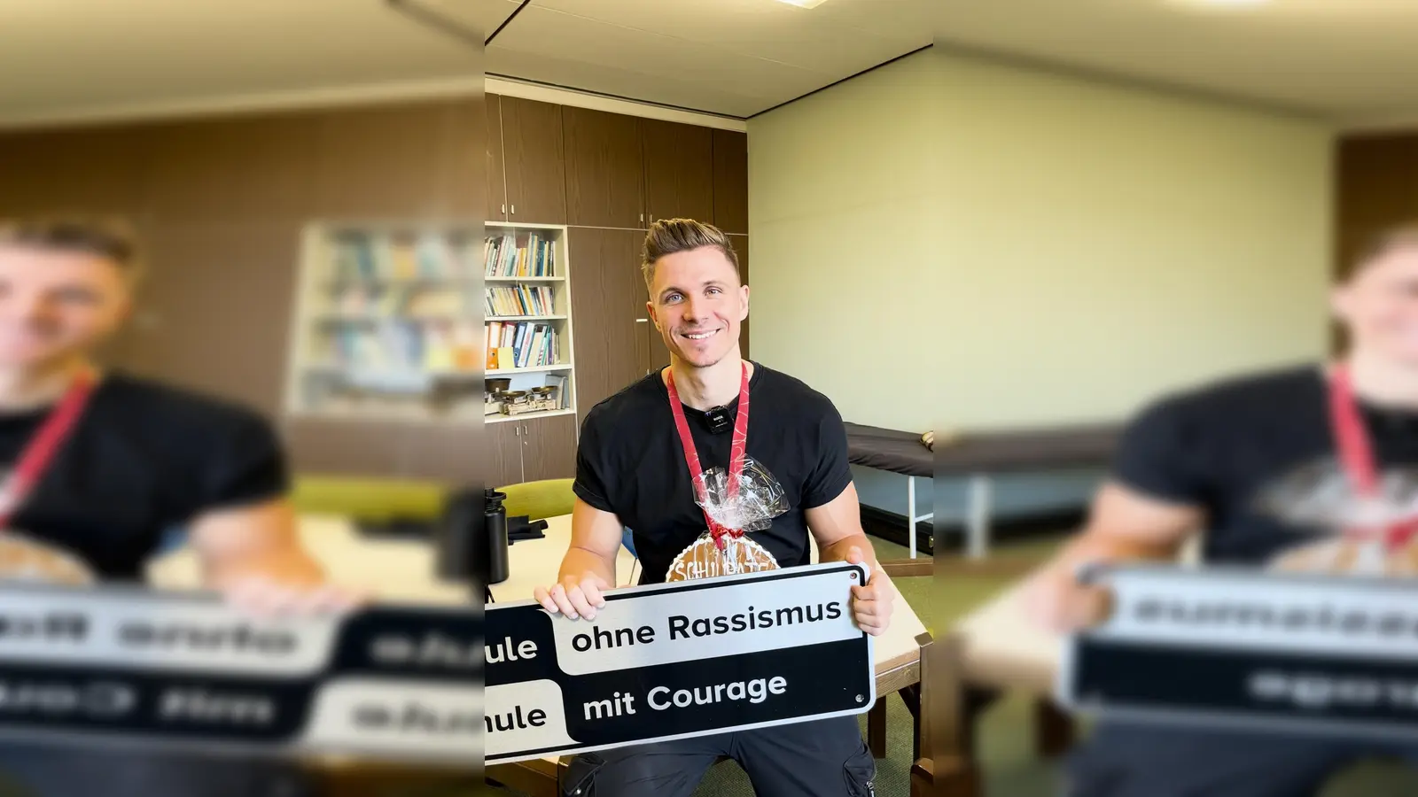 Chris Krömer ist Schulplate in Windischeschenbach. (Bild: mcl)