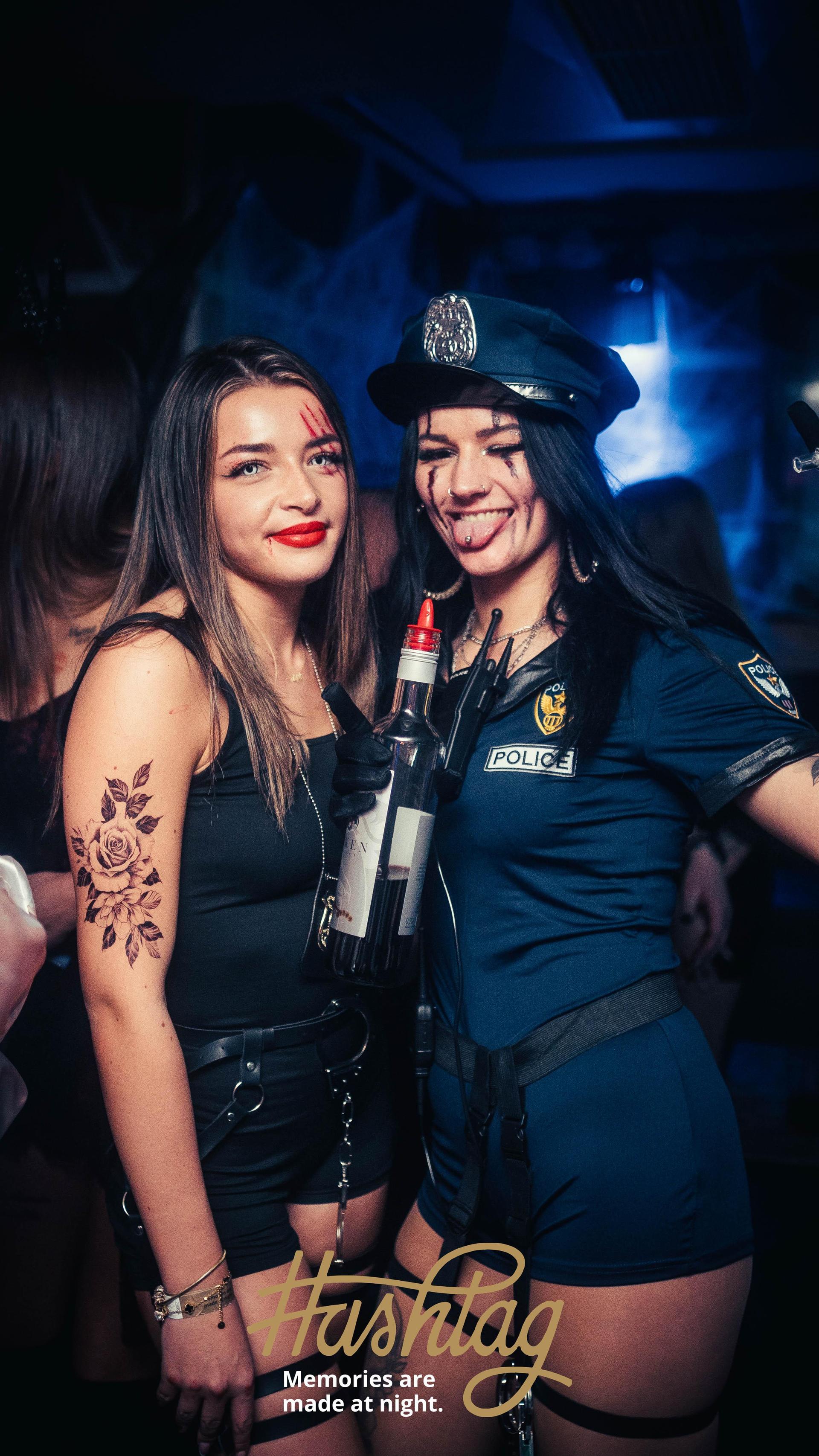 Halloween-Party im Hashtag.  (Bild: Sebastian Reiter)