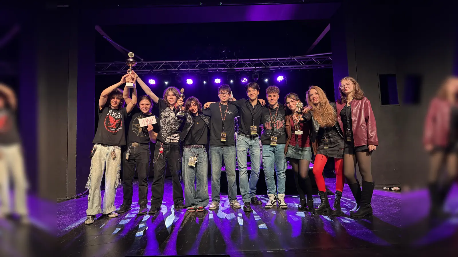 Die Gewinner des Bandcontests „Weiden tobt” 2025. (Bild: mcl)