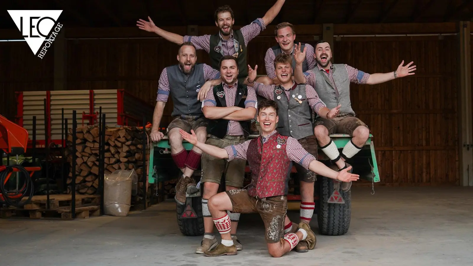 Die Neidaffer Plattler treten nicht ein fach nur auf – sie reißen ihr Publikum mit. (Bild:  Franz Hüttner)