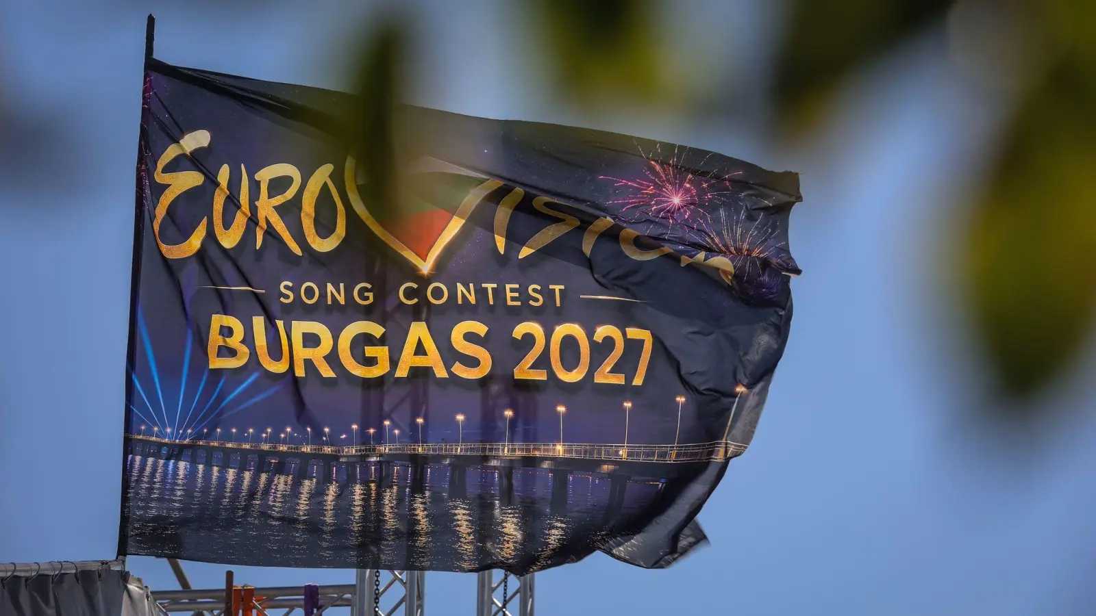 Am ESC in Burgas werden mindestens 36 Länder teilnehmen.  (Bild: Valentina Petrova/AP/dpa)