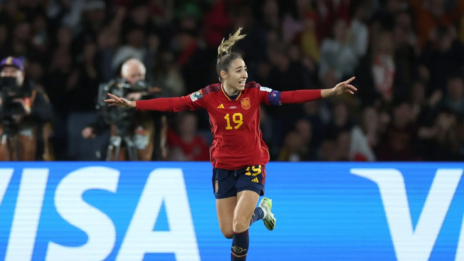Olga Carmona erzielte im WM-Finale den Siegtreffer für die Spanierinnen. (Bild: Isabel Infantes/PA Wire/dpa)