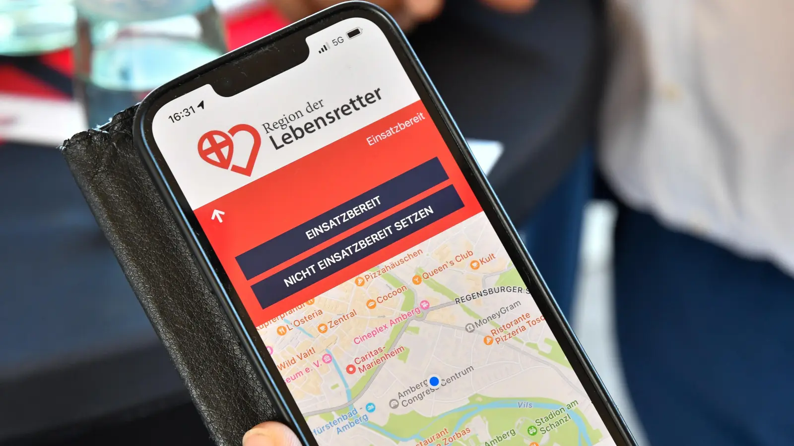 Die App „Region der Lebensretter 3.0” soll die Notfallversorgung in der nördlichen Oberpfalz verbessern.  (Bild: Petra Hartl)