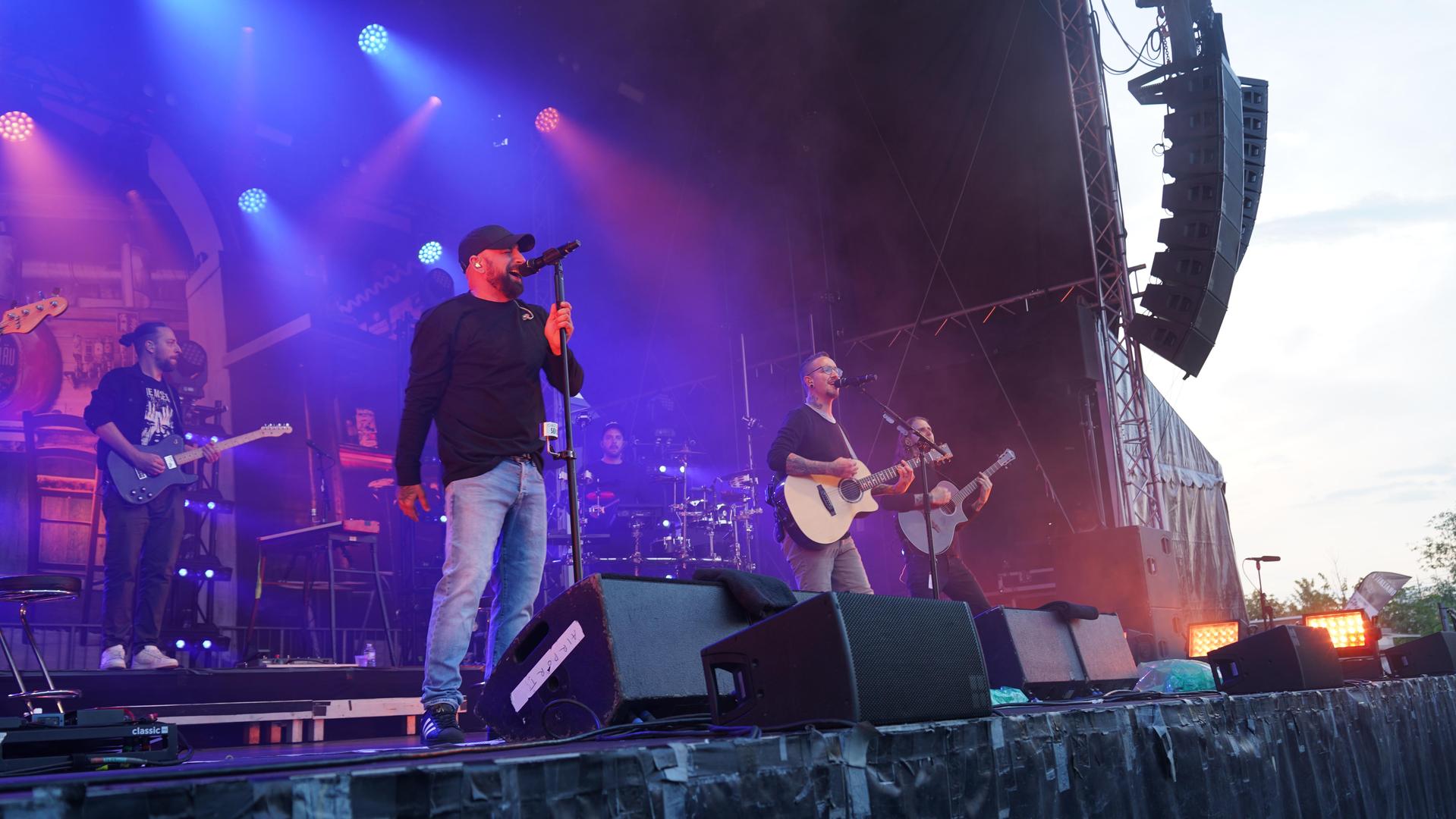 Die österreichische Band „Seiler und Speer” beim Campus Open Air 2023. (Bild: mcl)