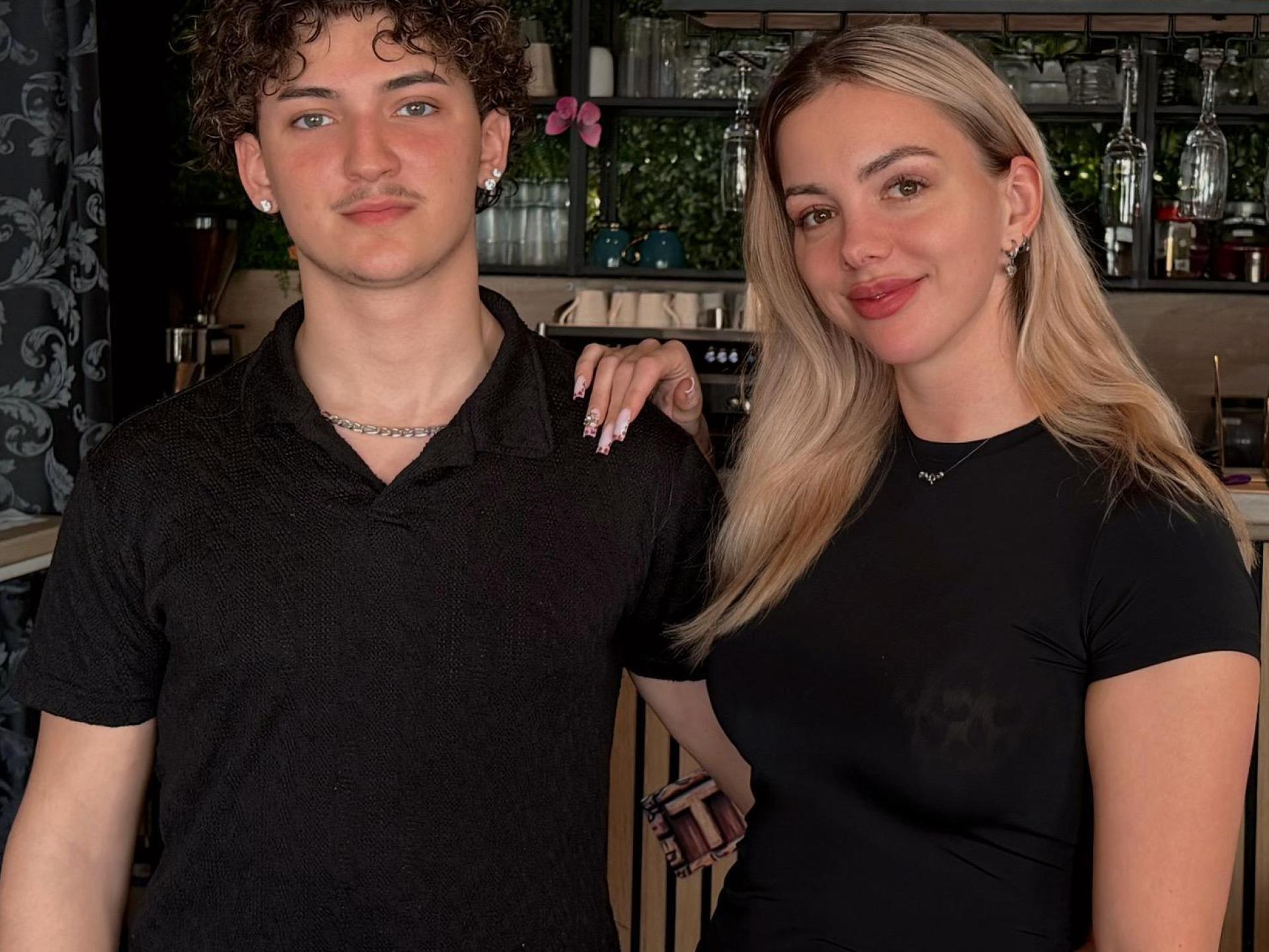 Katarina Feriancova will ihr Frühstücks- und Brunch-Café „Loco Lounge” in Bechtsrieth aufgeben. Mit im Bild Jan Ehrmann, der mit seinem Bruder Albert, dem Verlobten der Pächterin, in der Küche arbeitet. (Bild: Katarina Feriancova)