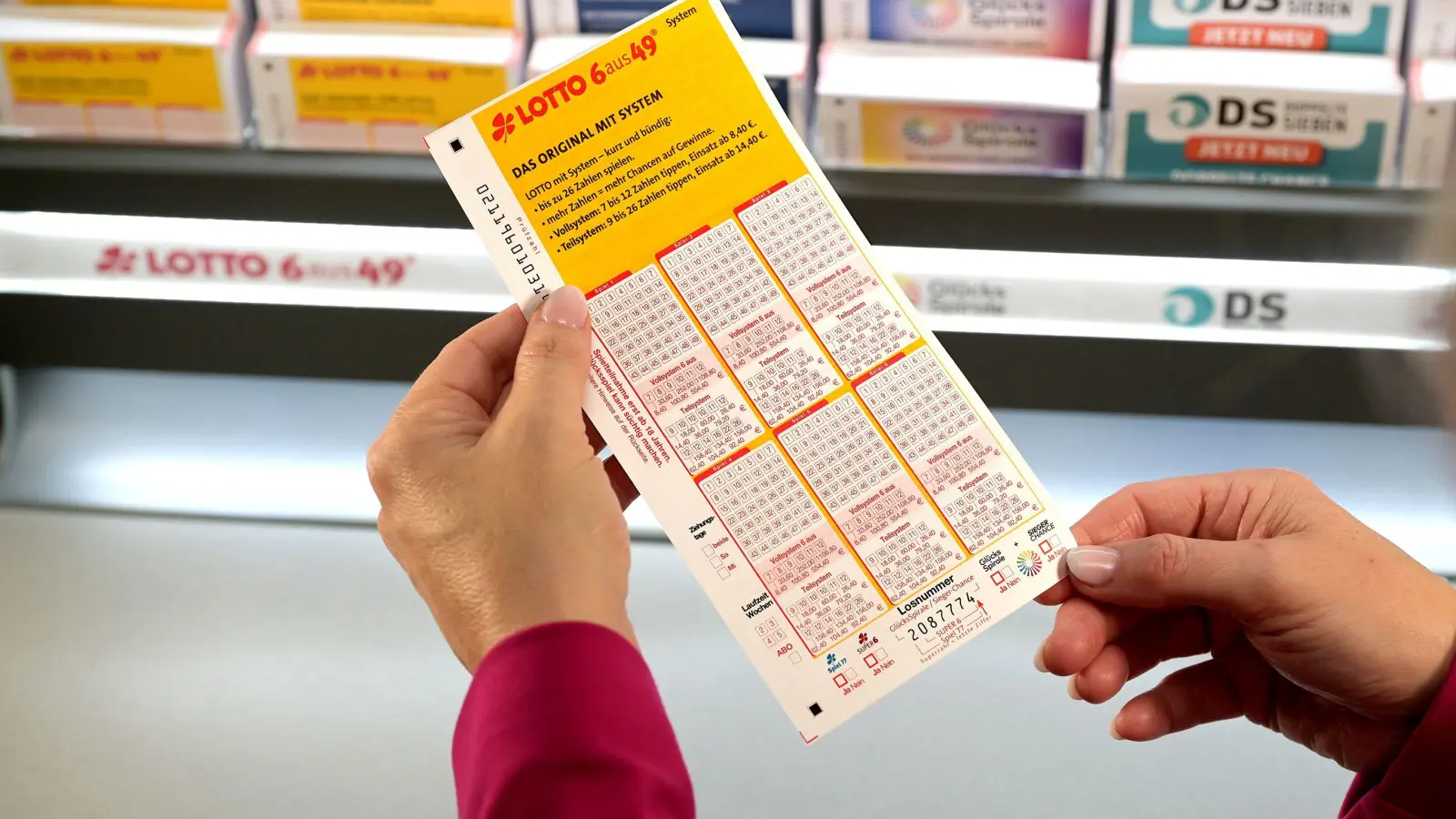 Zwei Menschen aus Bayern haben hohe Beträge im Lotto gewonnen. (Bild: Staatliche Lotterie- und Spielbankverwaltung)