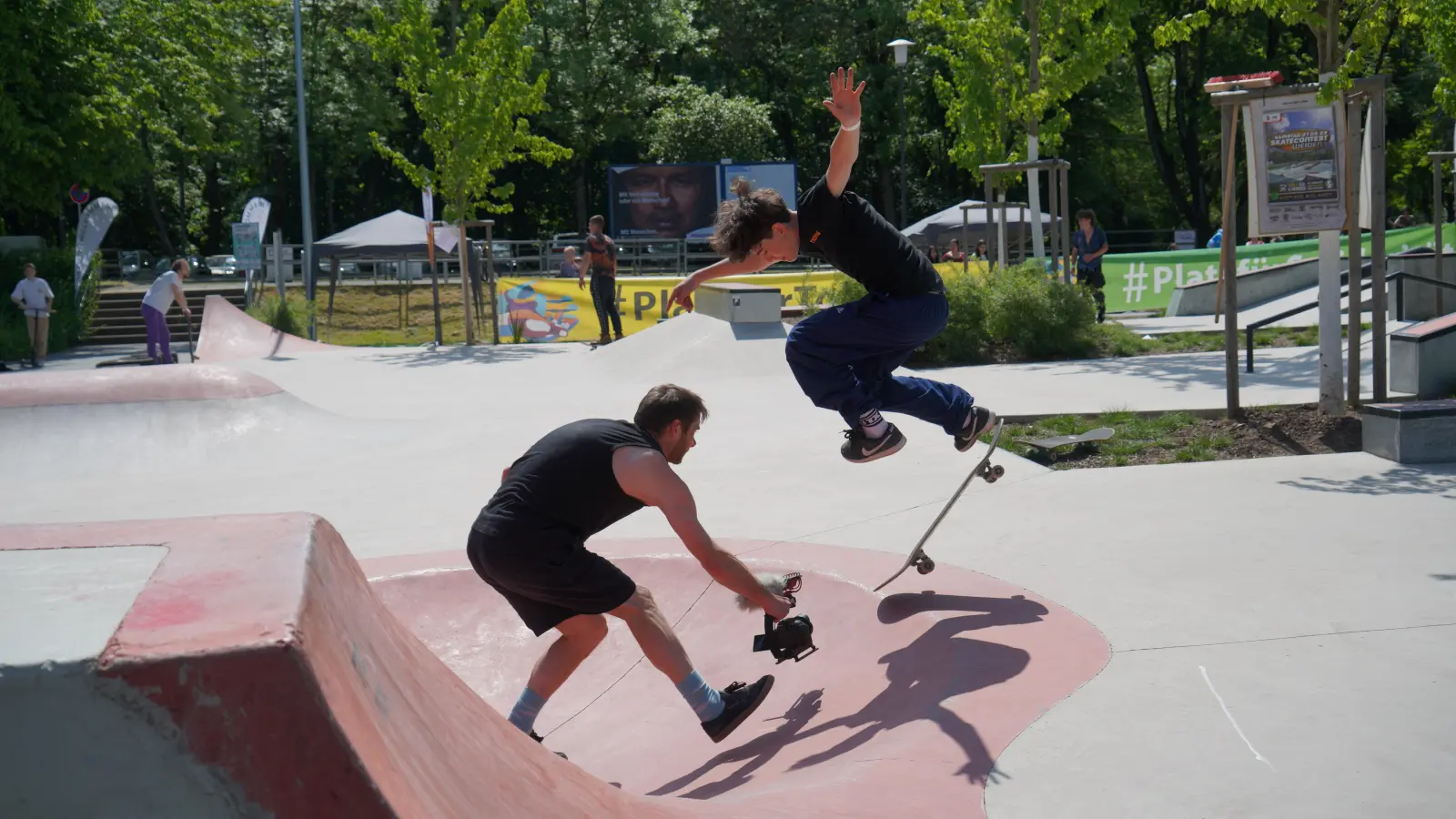 Der 2. Skatecontest in Weiden.  (Bild: mcl)