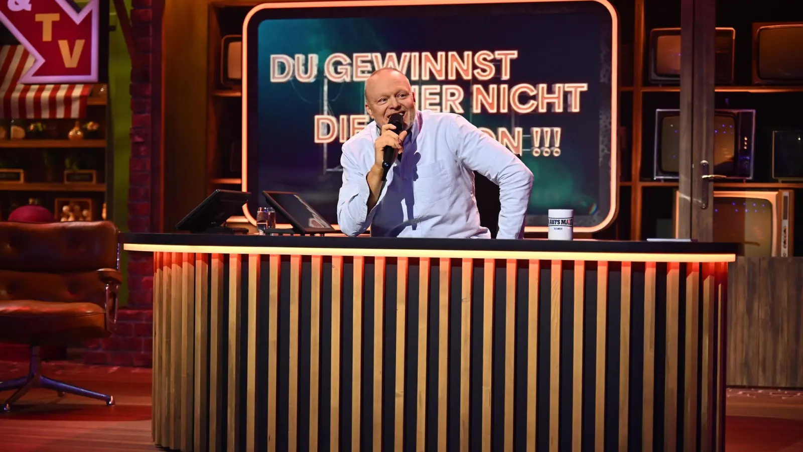 Stefan Raab ist jetzt auch im Free-TV zu sehen. (Bild: Julia Feldhagen/Raab Entertainment/RTL/dpa)