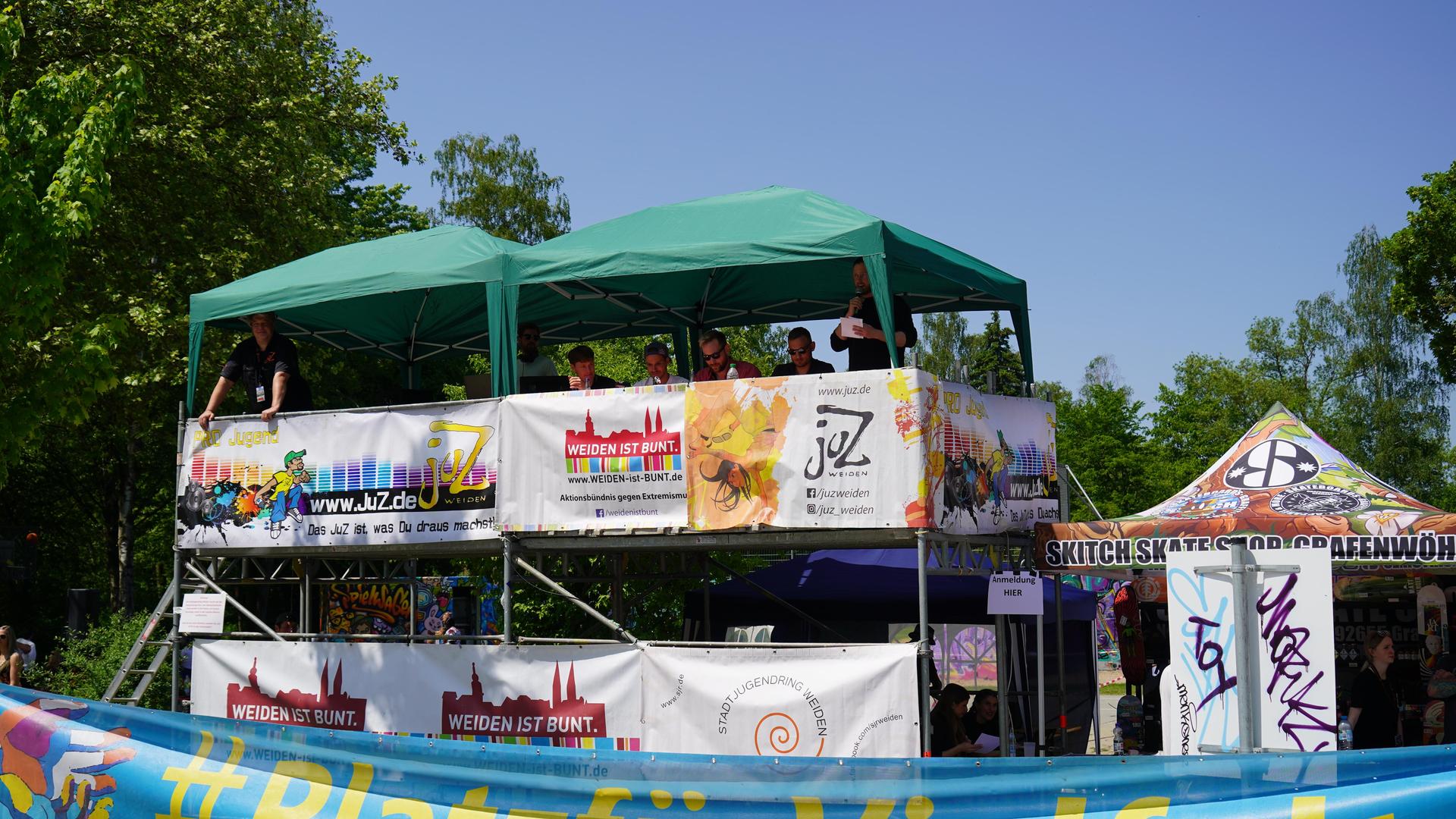 Der 2. Skatecontest in Weiden.  (Bild: mcl)