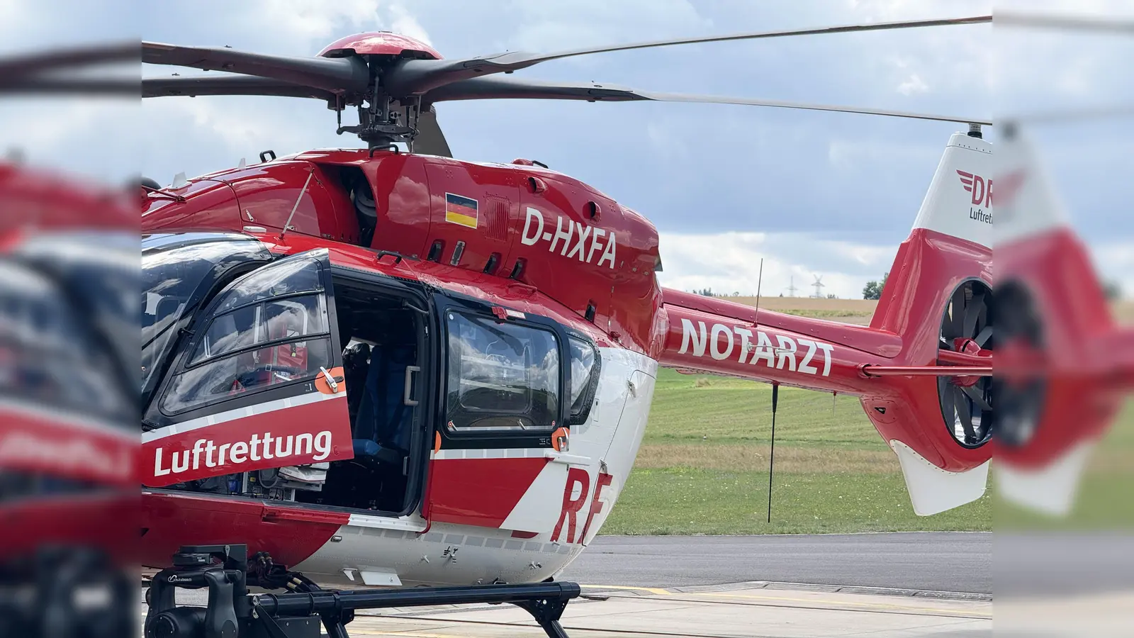 Rettungshubschrauber im Einsatz. (Symbolbild: Gabi Schönberger)